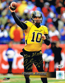 Chase Daniel Signed Missouri 8x10 Photo + Radtke COA